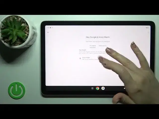 'Video thumbnail for How to Turn On the Hey Google Voice Match for the Google Assistant on GOOGLE Pixel Tablet'