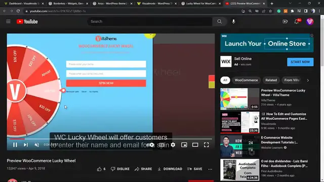 'Video thumbnail for How To Add a Lucky Wheel for WooCommerce WordPress Site Shop_ Spin a Sale For Free 🎁'