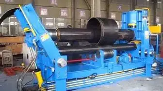 'Video thumbnail for W11S-25x2500 Upper Roller Universal Plate Rolling Machine for Sale'