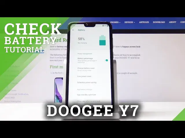 'Video thumbnail for DOOGEE Y7 SHOW BATTERY PERCENTAGE'