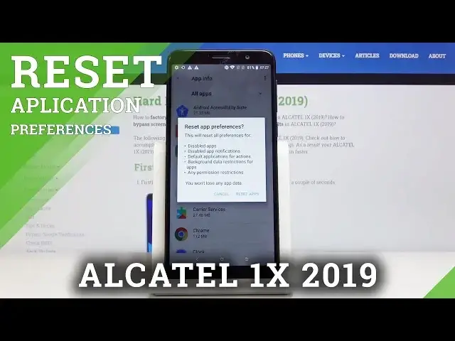 'Video thumbnail for How to Restore Default App Preferences in ALCATEL 1X 2019 – Default App Setup'