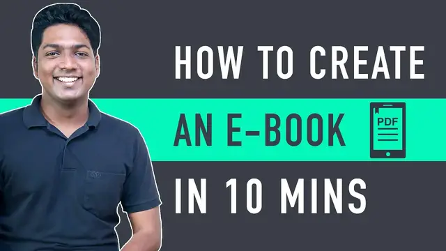 'Video thumbnail for How To Create An Ebook for Free'