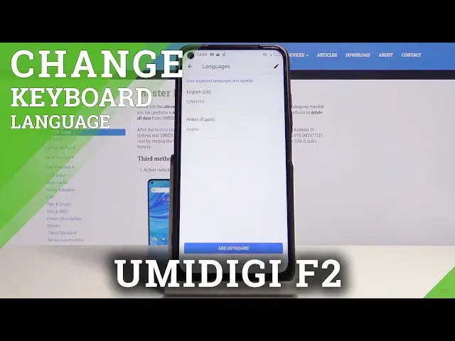 'Video thumbnail for How to Change Keyboard Language in UMIDIGI F2 – Language List'