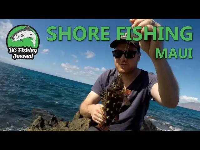 'Video thumbnail for Shore Fishing in Maui - Catch and Cook'