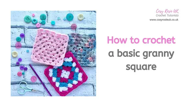 'Video thumbnail for How To Crochet a Basic Granny Squares'