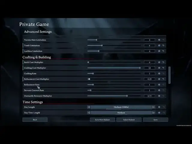 'Video thumbnail for V Rising - Advanced Server Settings Explained'