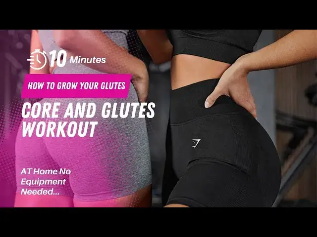 'Video thumbnail for 10-Minute Core and Glutes Workout at Home (No Equipment)'