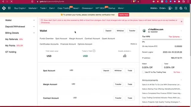 'Video thumbnail for How to CONVERT CRYPTO in GATE.IO (Step by Step)  Convert Money'
