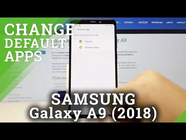 'Video thumbnail for How to Change Default Apps in SAMSUNG Galaxy A9 2018 – Change Default Settings'