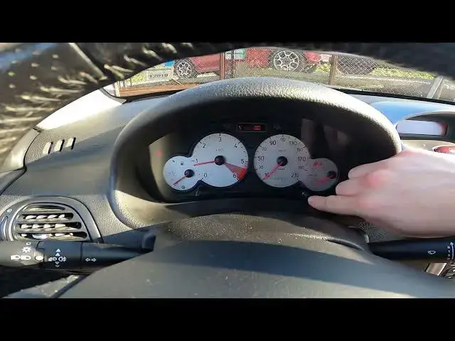 'Video thumbnail for How to Find Odometer on Speedometer Display in Peugeot 206cc ( 2000 - 2008 )  | Find Mileage'