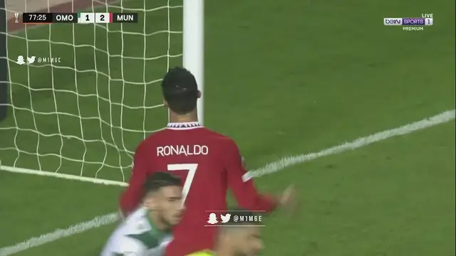 'Video thumbnail for Ronaldo miss against Omonia Nicosia '