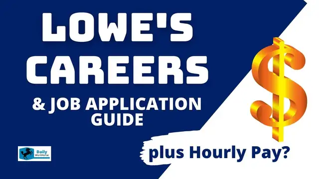 'Video thumbnail for Lowe's Careers and Job Application Guide'