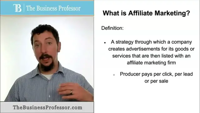 'Video thumbnail for What is Affiliate Marketing?'