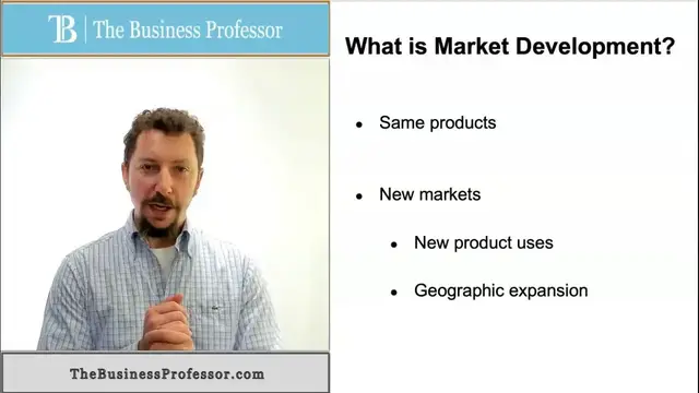 'Video thumbnail for What is Market Development?'