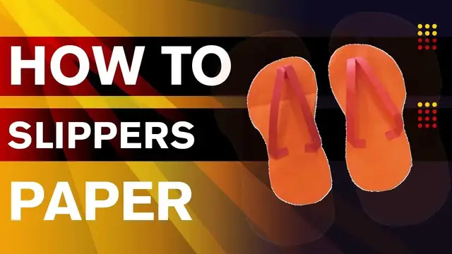'Video thumbnail for Easy Paper Slippers | How to Make Slippers with Paper | Paper Slippers'