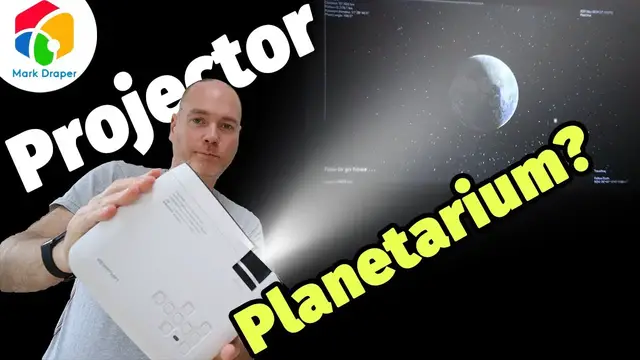'Video thumbnail for DIY Projector Planetarium - Apeman LC350 Projector Review'