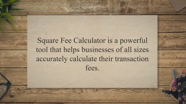 'Video thumbnail for Unlock the Benefits of a Square Fee Calculator: Learn How to Use it Now!'