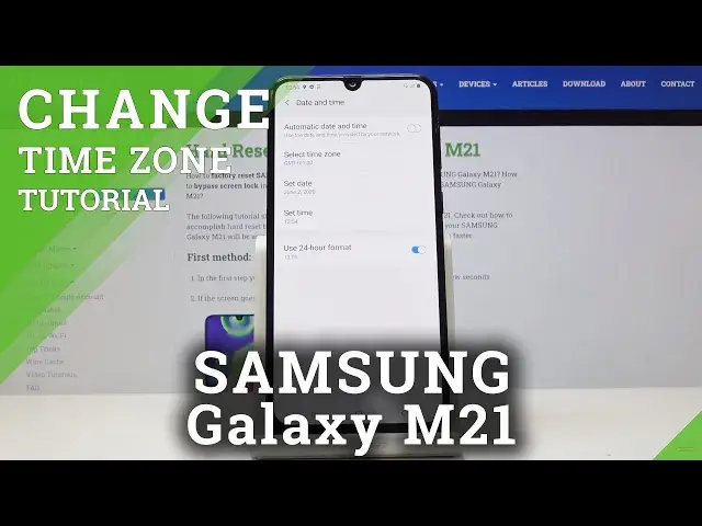 'Video thumbnail for Samsung Galaxy M21 How to Change Date & Time Settings'