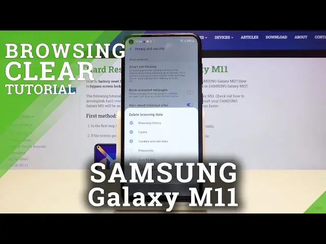 'Video thumbnail for How to Erase Chrome History in Samsung Galaxy M11 - Clear Browsing Data'