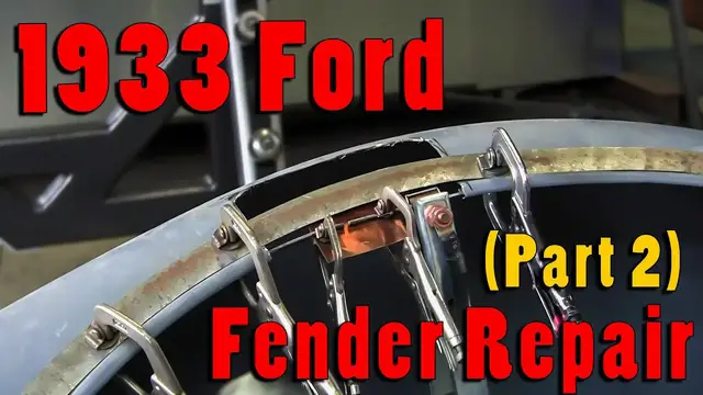 'Video thumbnail for 33 Ford Fender repair (Part 2): Forensic Files'