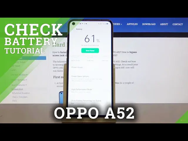 'Video thumbnail for How to Show Battery Percentage in OPPO A52 – Show Battery Info'