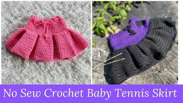 'Video thumbnail for How to Crochet Simple and Cute Skirt | Beginner Friendly Crochet Skirt'