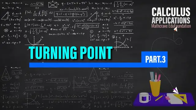 'Video thumbnail for Turning Points 3, Relative Extrema, Local Maximum and Minimum  | Calculus'