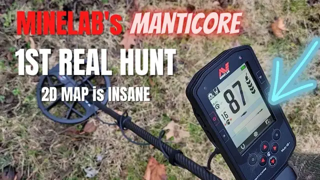 'Video thumbnail for Minelab Manticore First Hunt - That 2D Display is Crazy!'