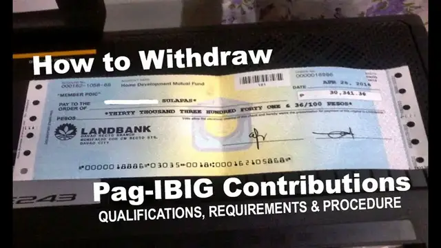 'Video thumbnail for How to Withdraw Pag-IBIG Fund Contributions - Qualifications, Requirements & Procedure'