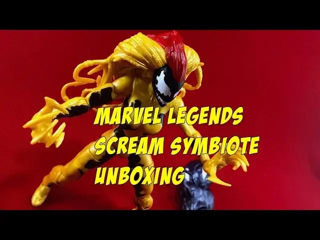 'Video thumbnail for Marvel Legends Scream (Monster Venom BAF) series unboxing'
