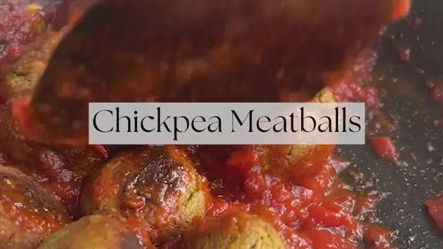 'Video thumbnail for Chickpea Meatballs'