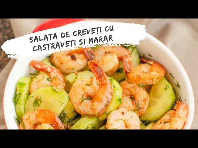 'Video thumbnail for Salata de creveți cu castraveți și mărar | Bucate Aromate'