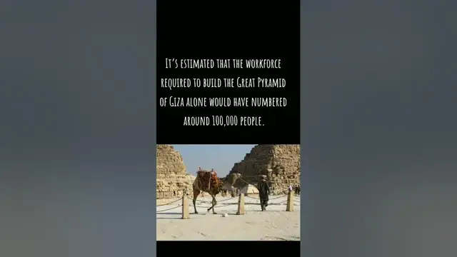 'Video thumbnail for Who Built The Egyptian Pyramids (Part 1) | #egypt #مصر #cairo #القاهرة #tourism'