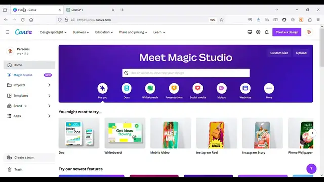 'Video thumbnail for "InstaInnovation: Creating 100 Instagram Posts with ChatGPT & Canva AI in 2 Minutes - Mastering Canva Bulk Creation 📸💡"'