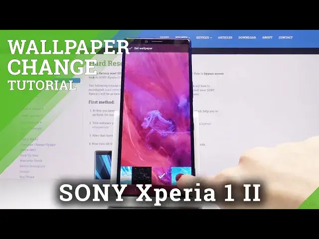'Video thumbnail for How to Change Wallpaper in SONY Xperia 1 – Find Home Screen Settings'