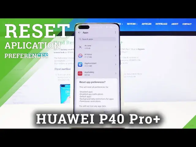 'Video thumbnail for How to Reset App Preferences in HUAWEI P40 PRO+ - Restore App Settings'