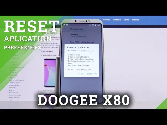 'Video thumbnail for How to Reset App Preferences in DOOGEE X80 – Restore App Preferences'
