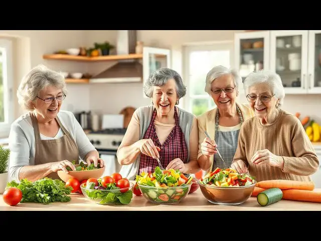 'Video thumbnail for Healthy Salads for Seniors | Easy & Delicious Recipes for 50+'