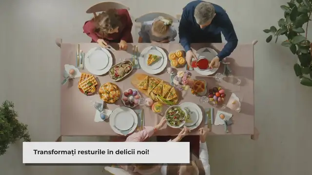 'Video thumbnail for Transformați resturile de la masa de Paște în delicii noi!'