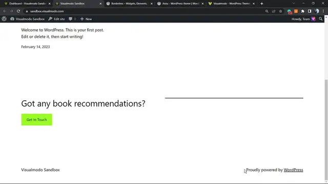 'Video thumbnail for How to Remove the Powered by WordPress Footer Links_ Tutorial'