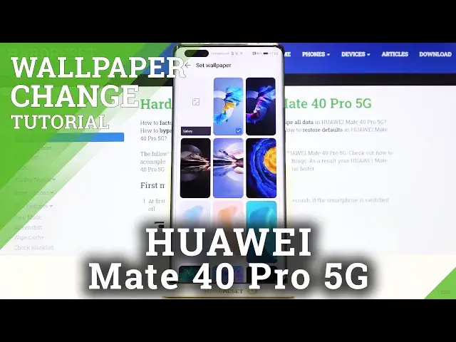 'Video thumbnail for How to Change Wallpaper on HUAWEI Mate 40 Pro – Set a New Wallpaper'
