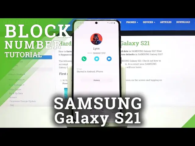 'Video thumbnail for How to Block Number on SAMSUNG Galaxy S21 – Block Calls'
