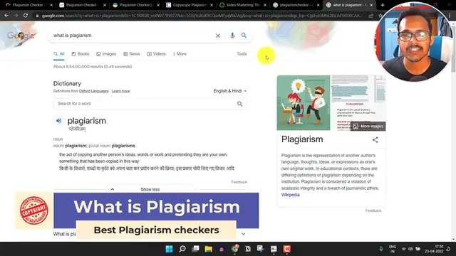 'Video thumbnail for Best Free Plagiarism Checker that Every Bloggers should use'