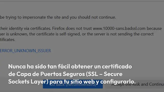 'Video thumbnail for 8 Maneras de Arreglar Errores de Conexión SSL en Distintos Navegadores y Plataformas'