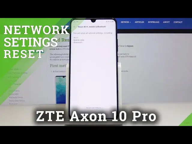 'Video thumbnail for How to Reset Network Settings in ZTE Axon 10 Pro – Erase Connection Options'