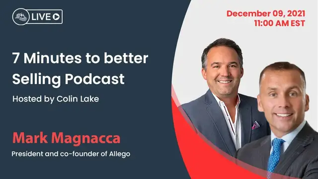'Video thumbnail for 7 Minutes to better Selling Podcast Ep. 12'