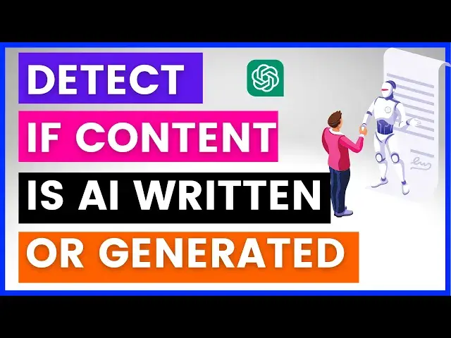 'Video thumbnail for How To Detect If A content Was AI Generated Or Written By An AI Writer Tool?'