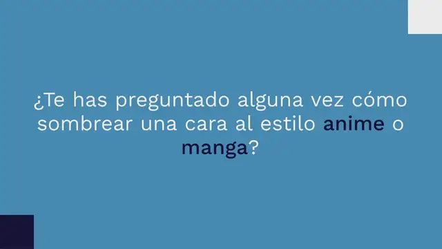 'Video thumbnail for Cómo sombrear una cara de anime con diferentes luces'