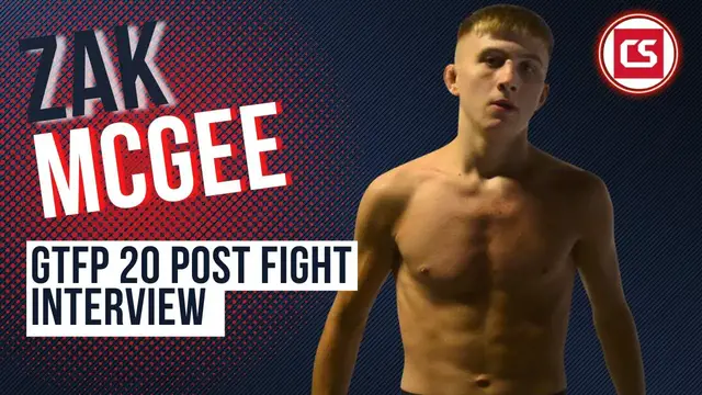'Video thumbnail for Zak McGee: Golden Ticket Fight Promotions 20 Post-Fight Interview - Combat Sports UK'