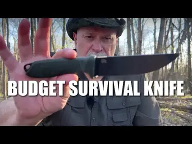 'Video thumbnail for Best Budget Survival Knife for Beginners? | Odenwolf Review'